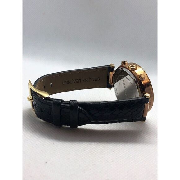 Michael Kors MK5491 Women Leather Analog Mother of pearl Dial Quartz Watch BP13 - Picture 9 of 10